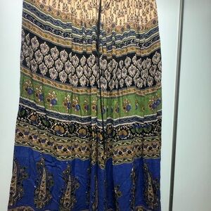 Bohemian Multicolor Maxi Skirt